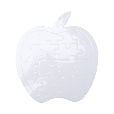 Puzzle do sublimacji w kształcie jabłka - 15 elementów